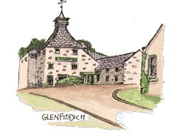 Pagodendach Destillerie Glenfiddich / Dufftown